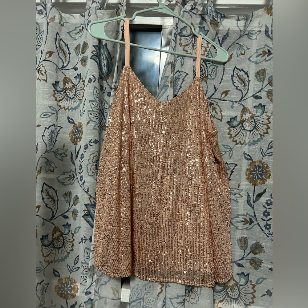Torrid sequin spaghetti strap top